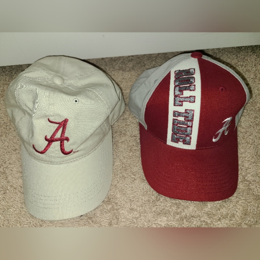 2 Alabama ball caps